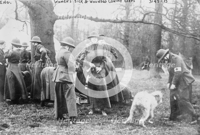 Women's Sick and Wounded Convoy Corps, Eng., between c1910 and c1915. Creator: Bain News Service.