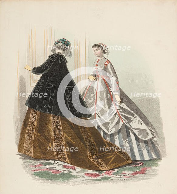 Bow-Bells, Paris Fashions, 1867. Creator: Unknown.