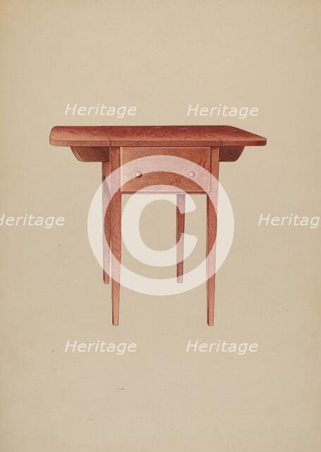 Occasional Table, 1937. Creator: Albert Ryder.