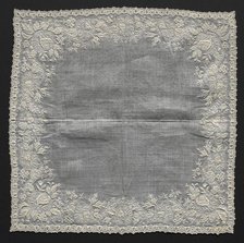 Handkerchief, 1800s. Creator: Unknown.