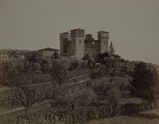 View of Castello delle Quattro Torra, Siena from the north-west, 1890-1900. Creator: Alinari.
