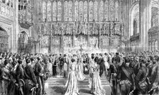 'The Marriage of HRH Princess Louise of Schleswig-Holstein and HH Prince Aribert of Anhalt, 1891. Creator: Unknown.