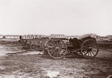 Army Wagon and Forge, City Point, Virginia, 1861-65. Creator: Andrew Joseph Russell.