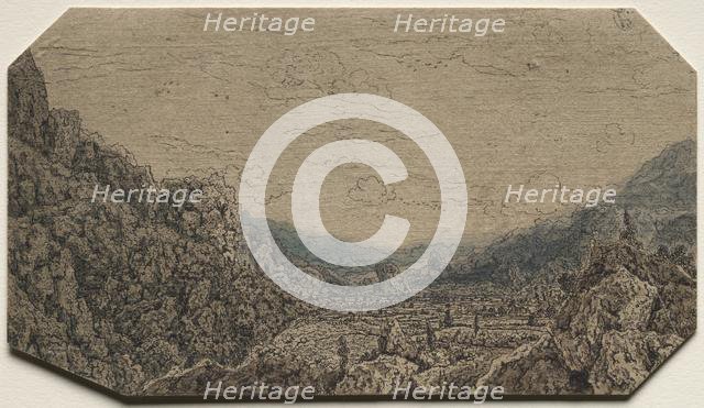 Enclosed Valley, c. 1623-30. Creator: Hercules Seghers (Dutch, 1589/90-c. 1638).