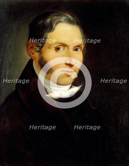 Portrait of the composer Bonifazio Asioli (1769-1832). Creator: Asioli, Luigi (1817-1877).