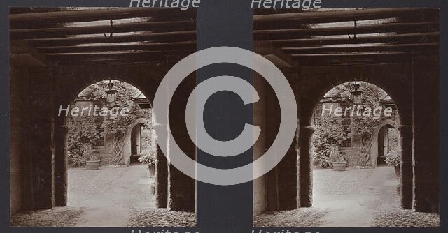 Cathedral Close, Exeter, Devon, 1913. Creator: Walter Edward Zehetmayr.