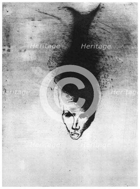 'Sciapode', c1860-1910 (1924). Artist: Odilon Redon