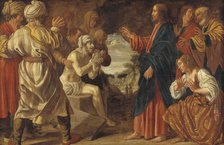 The Raising of Lazarus, 1615. Creator: Jan Tengnagel.