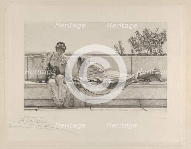 Pleading, after 1878. Creator: Leopold  Lowenstam.