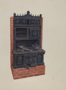 Stove, 1935/1942. Creator: Al Curry.