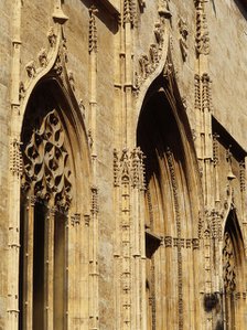 Silk Exchange building (The Lonja de la Seda or Llotja de la Seda), Valencia, Spain, 1998.  Creator: LTL.