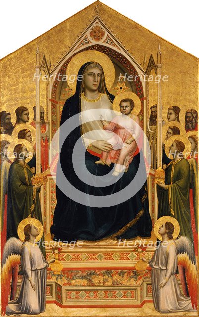 The Ognissanti Madonna, ca 1310. Artist: Giotto di Bondone (1266-1377)
