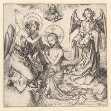 Baptism of Christ, ca. 1470-1474. Creator: Martin Schongauer.