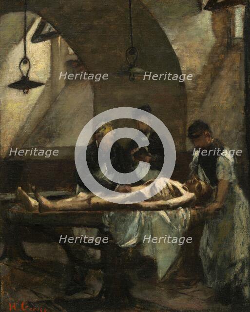 Study for "Autopsy at the Hôtel-Dieu", 1876. Creator: Henri Gervex.