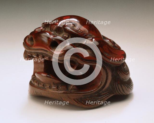 Chinese Lion Mask, 18th century. Creator: Unknown.