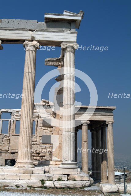 Acropolis, Athens, Greece, 2003. Creator: Ethel Davies.