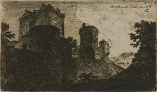 Borthwick Castle from the Southwest, n.d. Creator: John Clerk.
