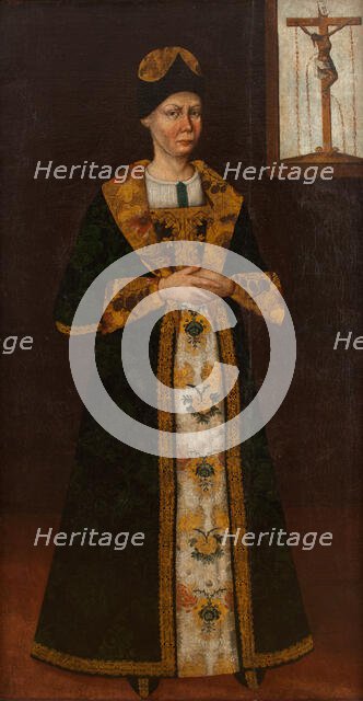 Portrait of an Unknown Ruthenian Lady, 1st half of 18th century. Creator: Unknown.