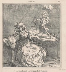 J'ai eu beau le bercer ..., c1850s. Creator: Honore Daumier.