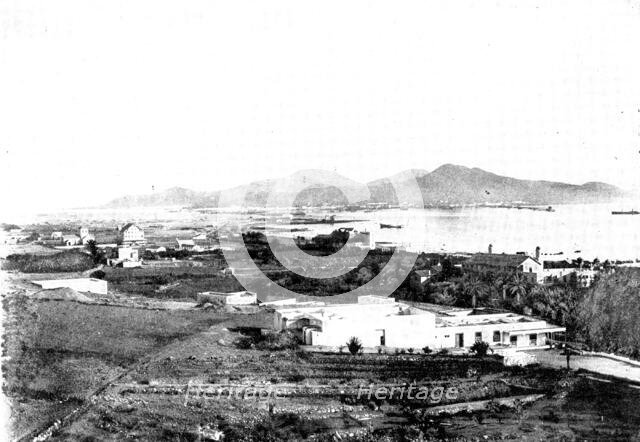 The Spanish-American War:...Grand Canary Island...port of Las Palmas and the Isleta..., 1898. Creator: Charles Nanson.