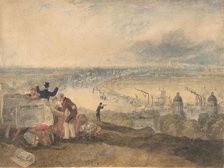 View of London from Greenwich, 1825. Creator: JMW Turner.