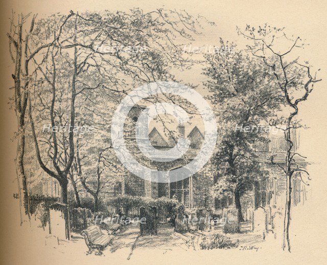 'The Royal Chapel, Savoy Palace', 1902. Artist: Thomas Robert Way.