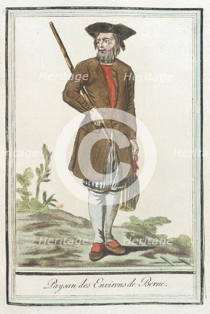 Costumes de Différents Pays, 'Paysan des Environs de Berne', c1797. Creators: Jacques Grasset de Saint-Sauveur, LF Labrousse.
