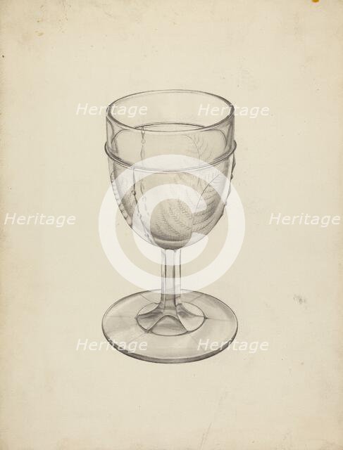 Goblet, 1935/1942. Creator: May Hays.