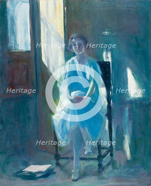 Blue Symphony (Sinfonia azul), 1920. Creator: Carneiro, António (1872-1930).