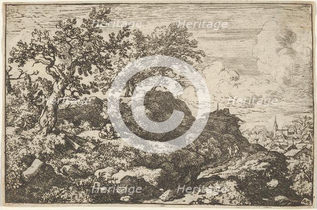 The Two Peasants Seated on the Hill, 17th century. Creator: Allart van Everdingen.