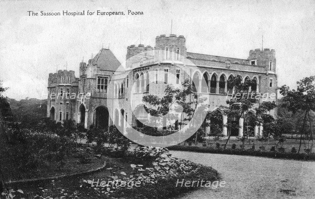 The Sassoon Hospital for Europeans, Poona, (Pune), India, early 20th century.   Creator: Unknown.
