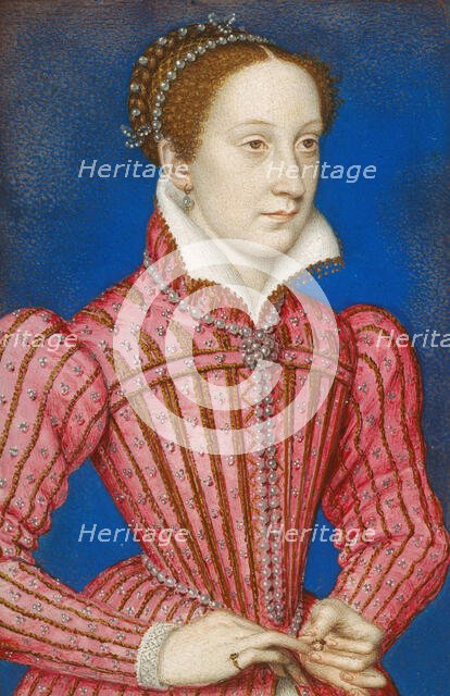 Portrait of Mary, Queen of Scots (1542-1587), 1559-1560. Creator: Clouet, François (1510-1572).