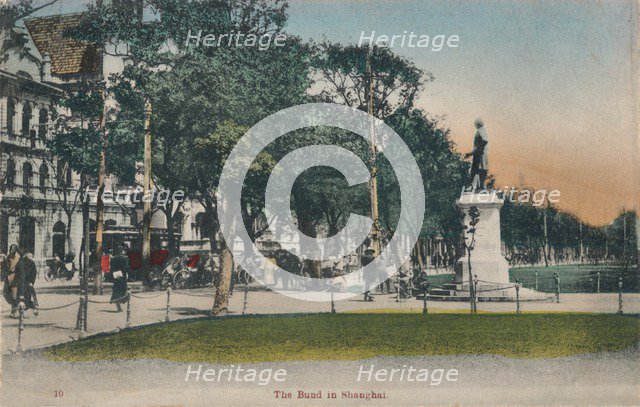 'The Bund in Shanghai', c1910. Artist: Unknown.