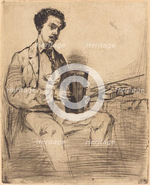 Ross Winans, 1861. Creator: James Abbott McNeill Whistler.