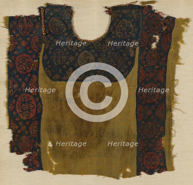 Yoke (Tunic), Egypt, Roman period (30 B.C.- 641 A.D.), 1st/5th century. Creator: Unknown.