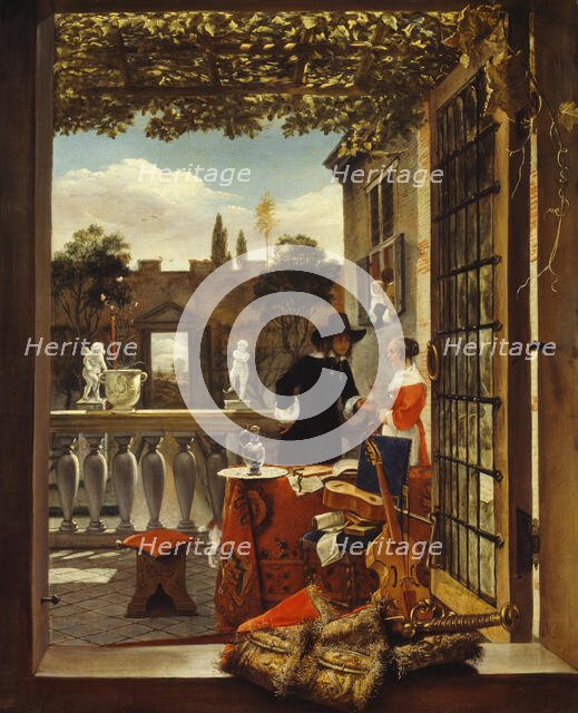 The Terrace, c. 1660. Creator: Unknown.