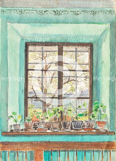 View from a window, c1910. Creator: Unknown.