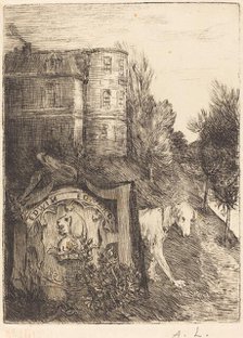 Ex-Libris Edwin Edwards. Creator: Alphonse Legros.