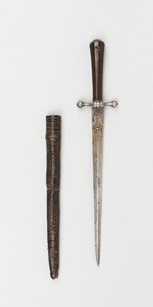 Dagger with Sheath, Scotland, dated 1624. Creator: Unknown.