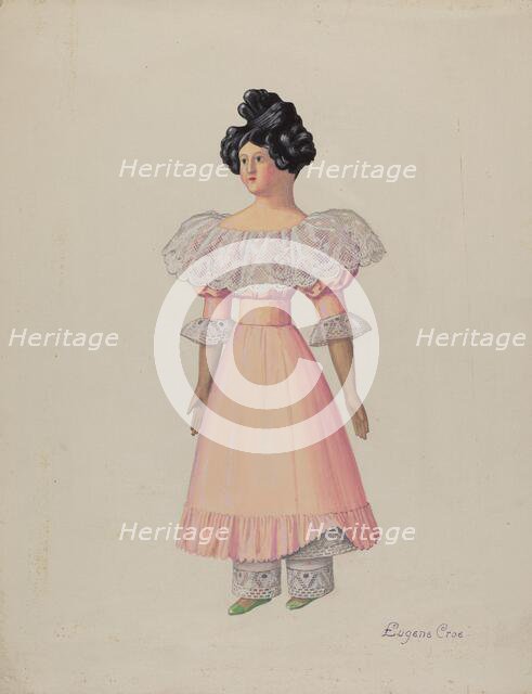 Doll - "Hepzabah", c. 1937. Creator: Eugene Croe.