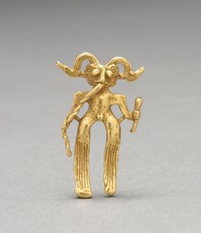 Figurine Pendant, c. 1000-1500. Creator: Unknown.