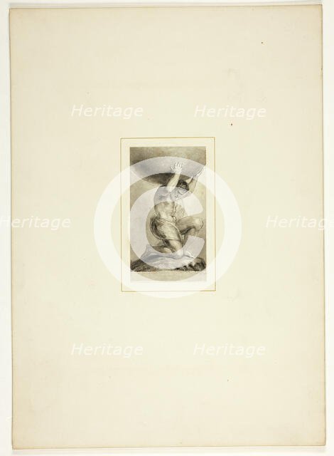 Study for a plate from The Triumphs of Temper, in the 1796 Royal Engagements Pocket Book, c. 1795. Creator: Thomas Stothard.