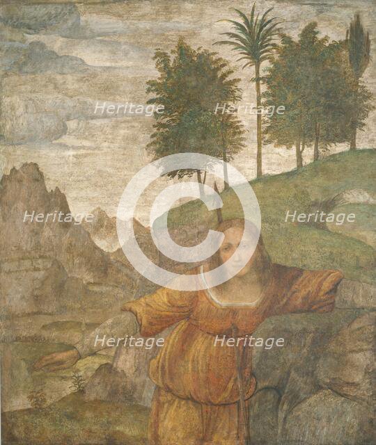 Procris Pierced by Cephalus' Javelin, c. 1520/1522. Creator: Bernardino Luini.