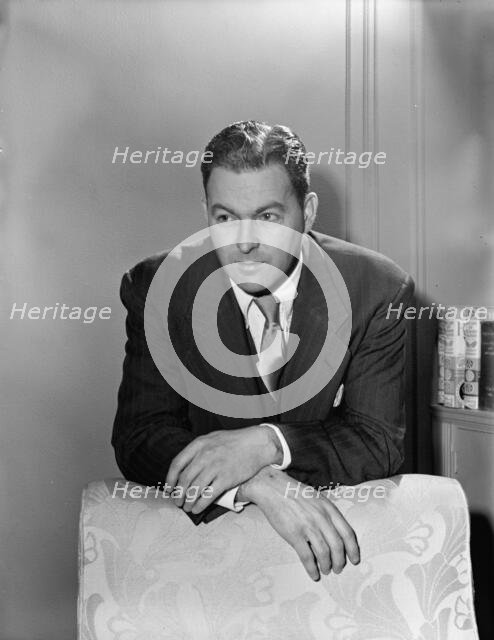 Portrait of Irving Kolodin, New York, N.Y., 1946. Creator: William Paul Gottlieb.
