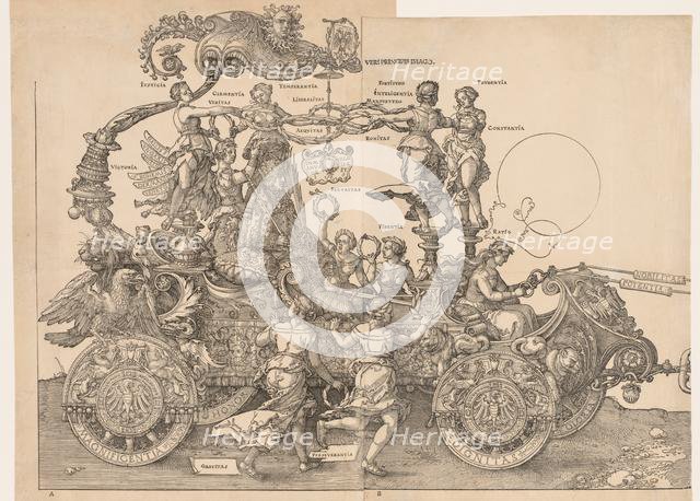 The Great Triumphal Car of Emperor Maximilian, 1523. Creator: Albrecht Dürer (German, 1471-1528).