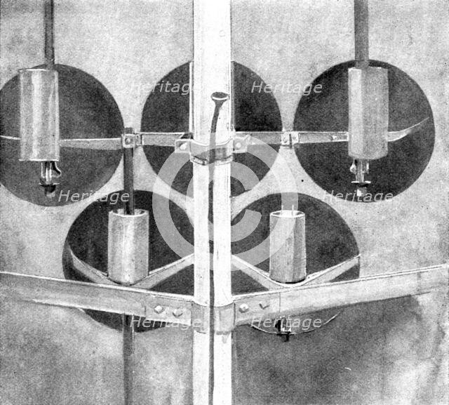 Lantern-room, Little Crosby Lighthouse, in which the fire originated, 1898. Creator: Unknown.