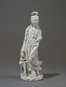 Dehua ware figure of the bodhisattva Guanyin, 17th century. Artist: Unknown.