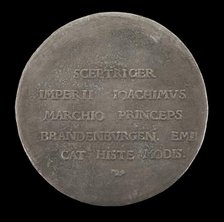 Inscription [reverse], 1530. Creator: Friedrich Hagenauer.