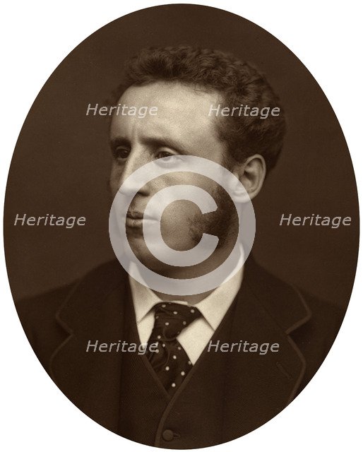 Walter William Ouless, portrait painter, 1880. Creator: Lock & Whitfield.