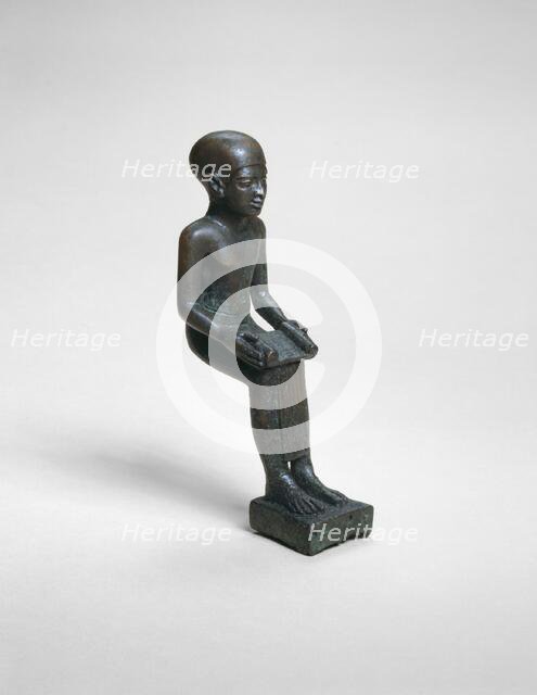 Statuette of Imhotep, Egypt, Ptolemaic Period (305-30 BCE). Creator: Unknown.